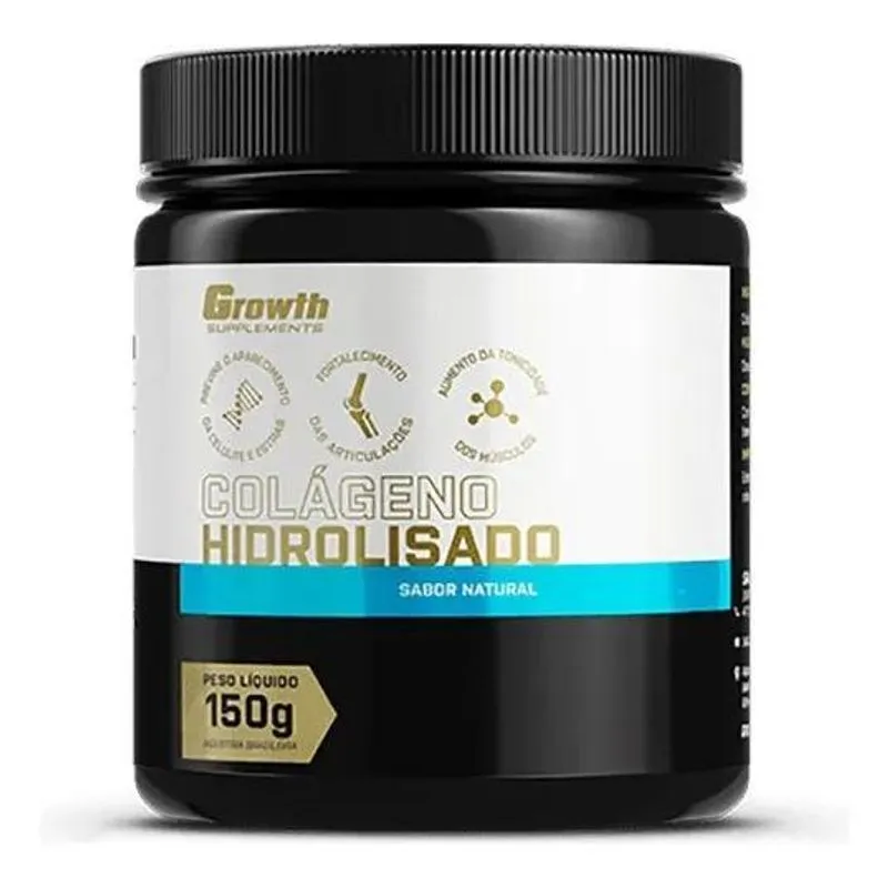 2x Colágeno Hidrolisado (150g) Growth Supplements Sabor Natu