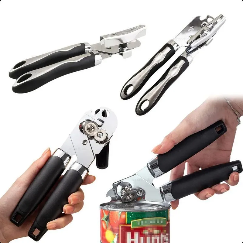 3x Abridor De Lata Cerveja E Garrafa Multifuncional Automáti