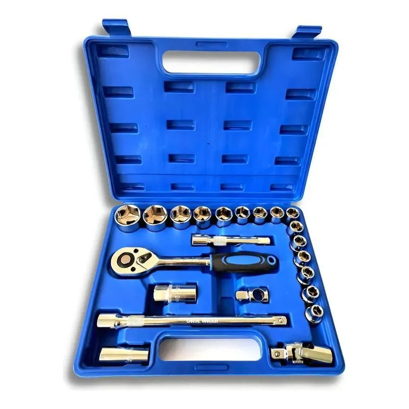 10x Jogo Soquetes 22 Peças 10 A 32mm Kit De Ferramentas Com