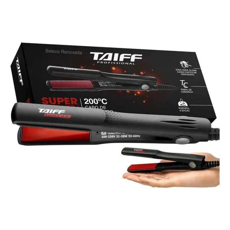 5x Prancha Profissional Chapinha Taiff Profissional Super Mi