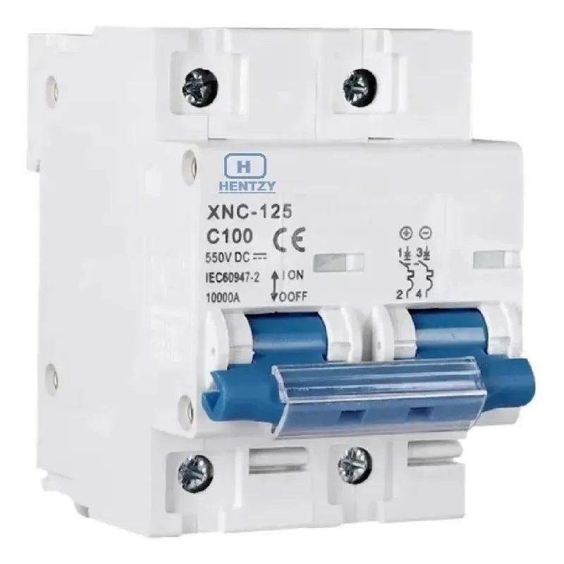 10x Disjuntor Proteção 80a/100a/125a -550v Dc Cc Solar - He