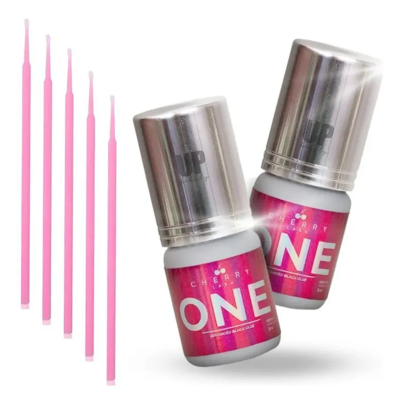 10x Cola One Cherry Lash Para Extensão De Cílios Adesivo Pr