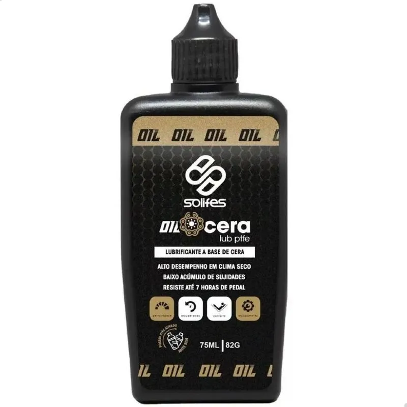 3x Lubrificante Solifes Para Corrente 120ml Lub Cera Com Pft