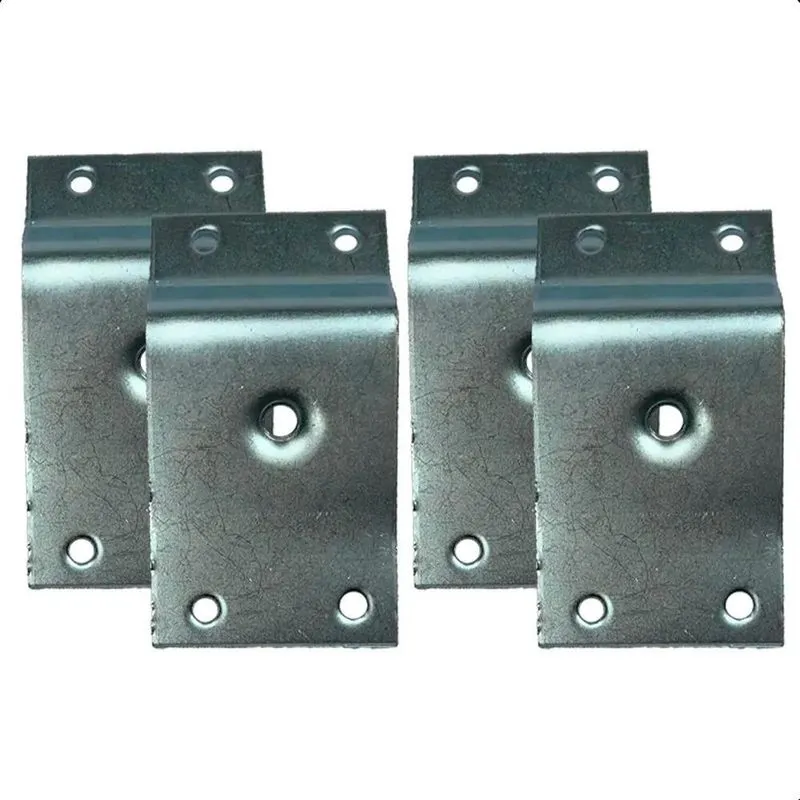 10x 4 Chapa Suporte Base Inclinar Chanfrar Pé Palito Móveis