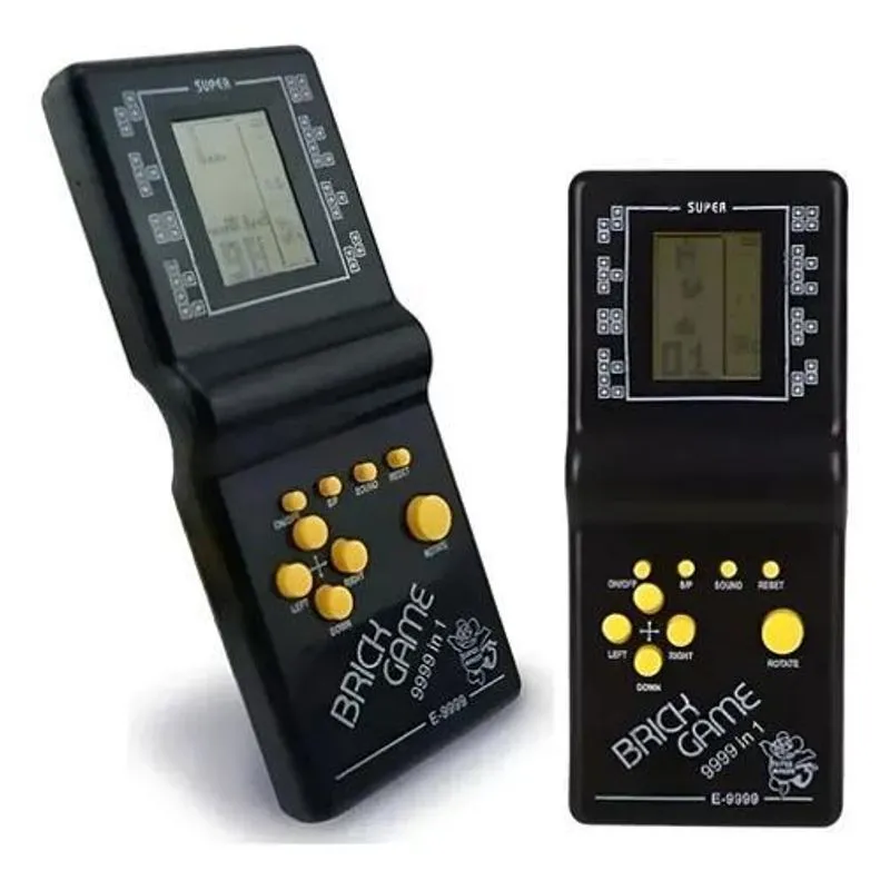 5x Vídeo Game De Bolso Portátil Com Jogos Clássico Cobra Tét