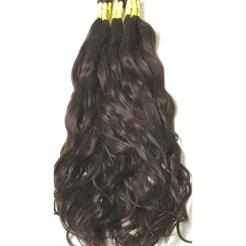 5x Cabelos Humano Leves Ondas De 65cm 50 Gramas, Pontas Chei