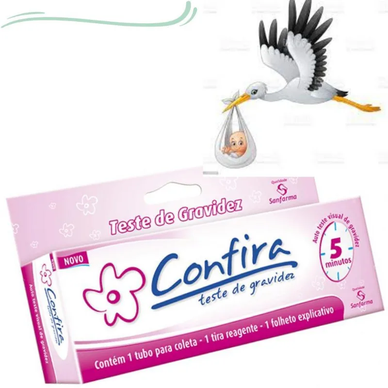 Kit 2 Testes Rápido De Gravidez Teste Gravidez Confira