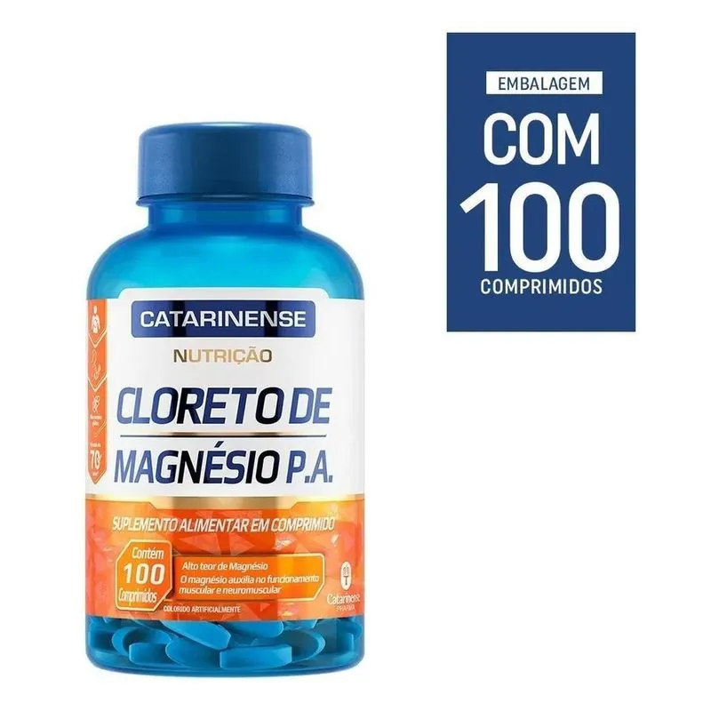 2x Cloreto De Magnésio P.a. 100 Comprimidos - Catarinense Ph