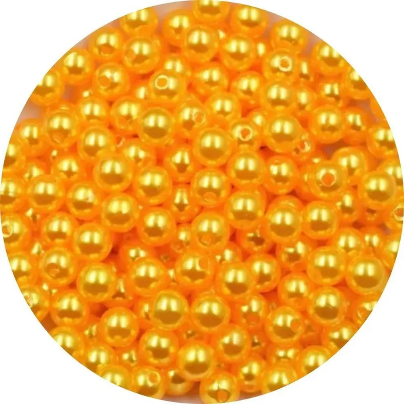 5x Pérola Abs Miçanga 8mm 100un Artesanato Biju Escolha A Co