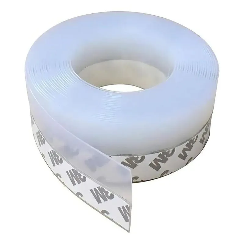 3x Fita Veda Fresta Porta Transparente 5m X 25mm Pivotante