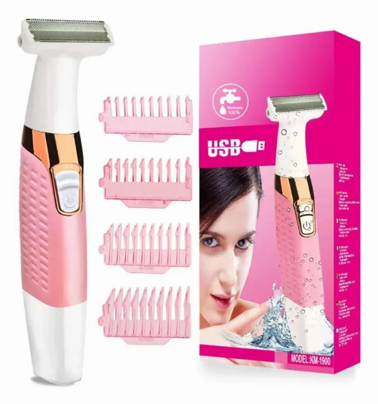 10x Maquina De Depilar Feminina Raspar Pelo Intimo Axila Vi