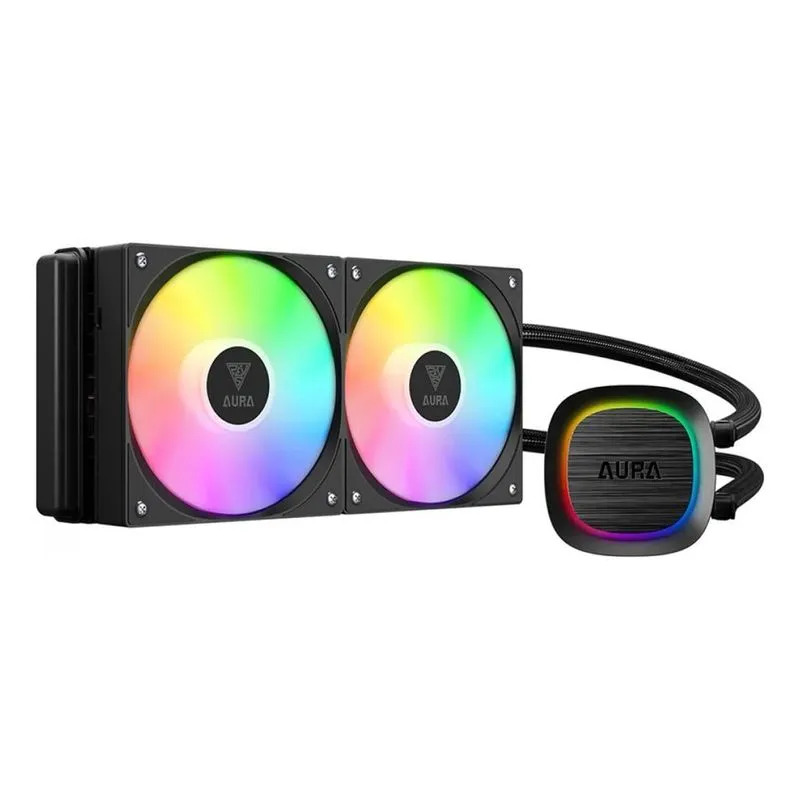 5x Water Cooler Gamdias Aura Gl 240 V2 240mm Argb Black