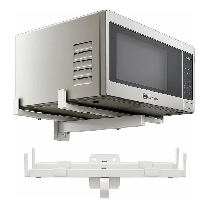 Suporte Parede Micro-ondas Forno Aço Até 40kg Branco