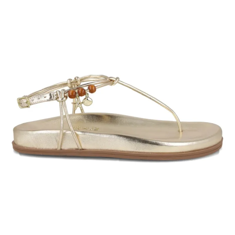 Papete M Shuz New Metalic Feminina Ouro Light 39