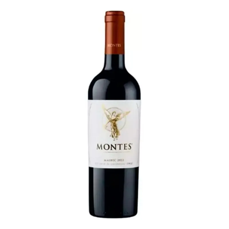 5x Vinho Montes Reserva Malbec 750 Ml - Tinto