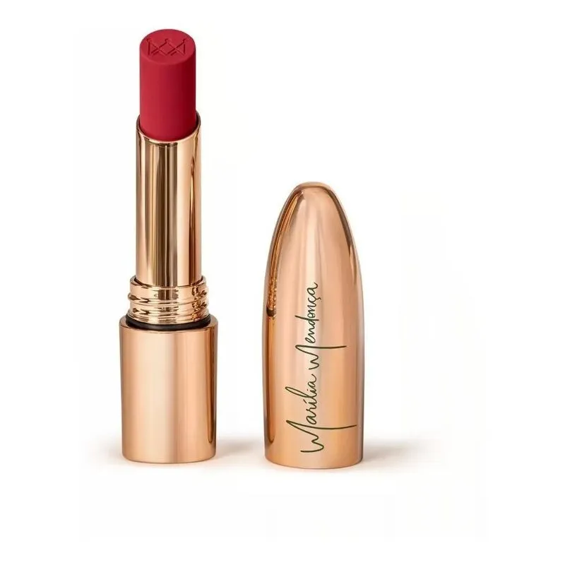 3x Batom Vermelho Marília Mendonça By Océane Acabamento Mate