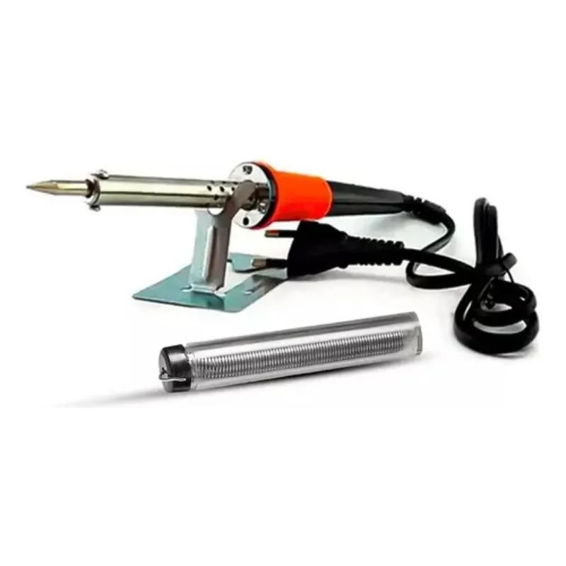 2x Kit Ferro De Solda Soldar 60w Profissional + Tubo 15g
