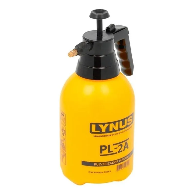3x Pulverizador Manual 2 Litros De Compressão Lynus