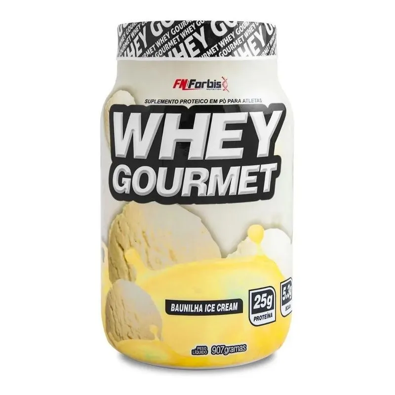 2x Suplemento En Pó Fn Forbis Proteínas Sabor Vanilla Ice Cr