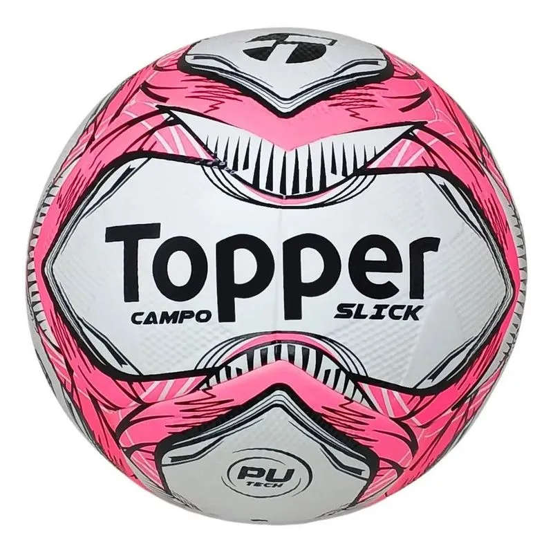 Bola Futebol Campo Of Rosa-chiclete