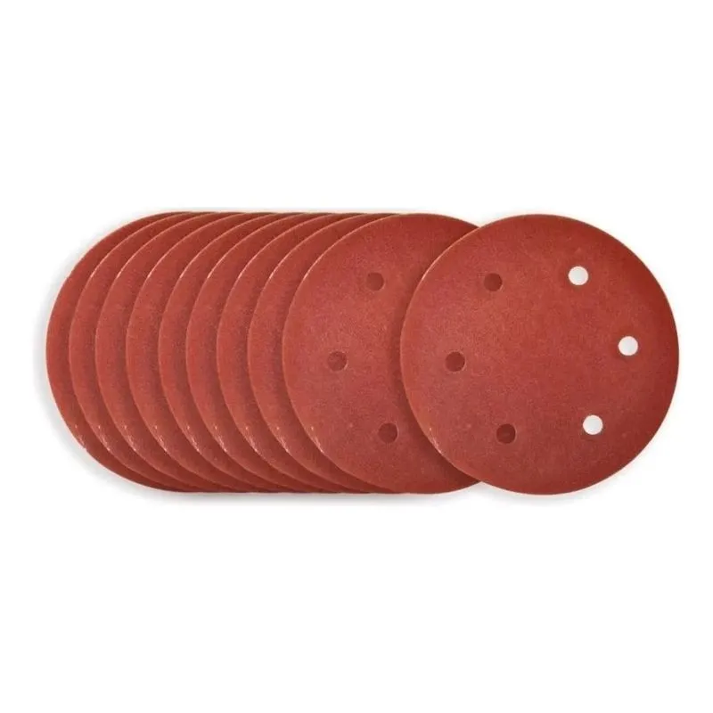 10x Kit Com 10 Lixas 225mm Grãos Para Lixadeira Girafa De T