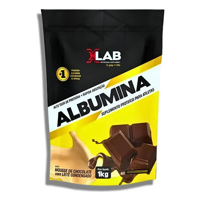 Albumina X-lab 1kg - Vários Sa Chocolate Com Leite Condensad