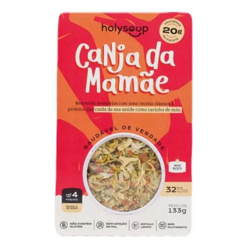 5x Canja Da Mamãe - Deliciosa E Nutritiva - Holysoup - 133