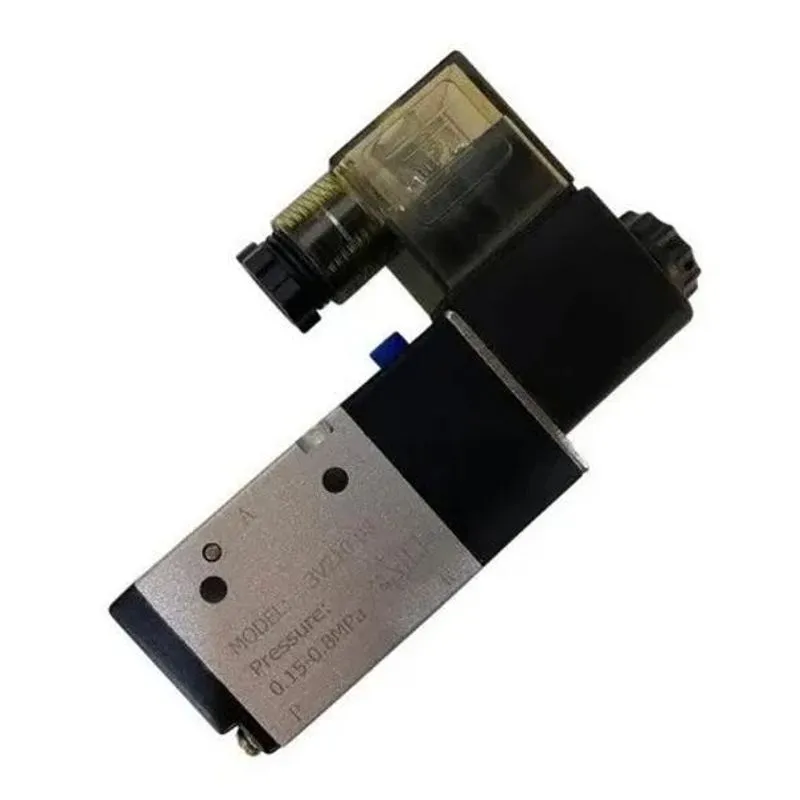 Válvula Solenoide 3/2 Vias Retorno Mola Rosca 1/4 Escape 1/4
