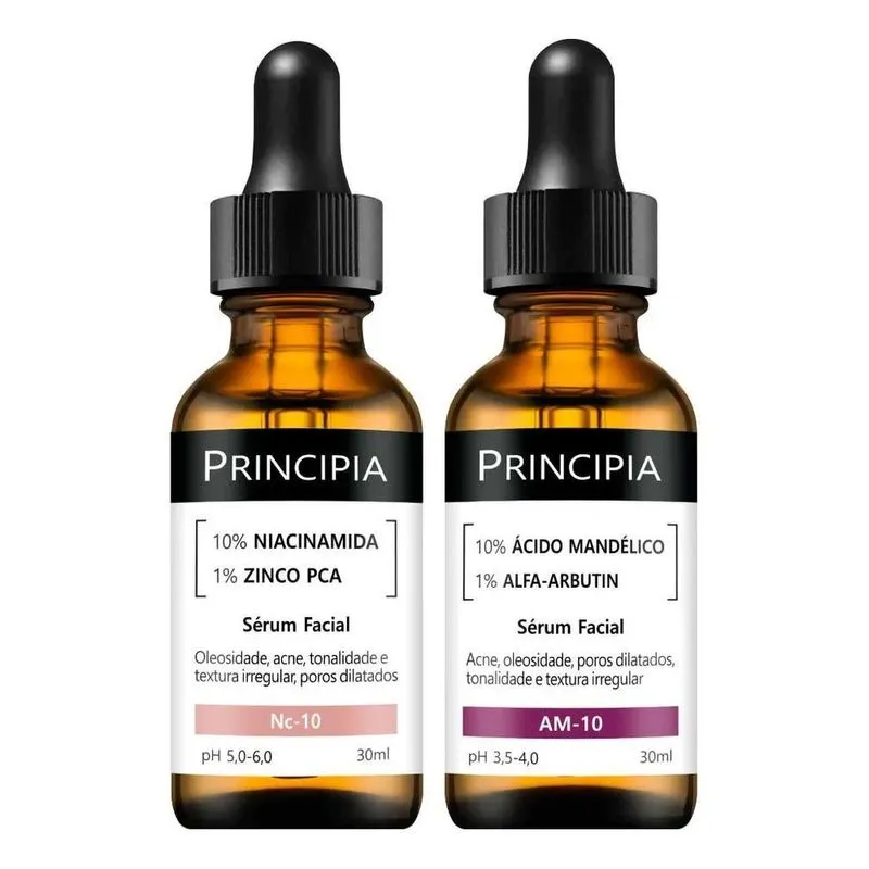 5x Principia Kit C/2 Séruns Antimanchas Niacinamida+ Mandéli