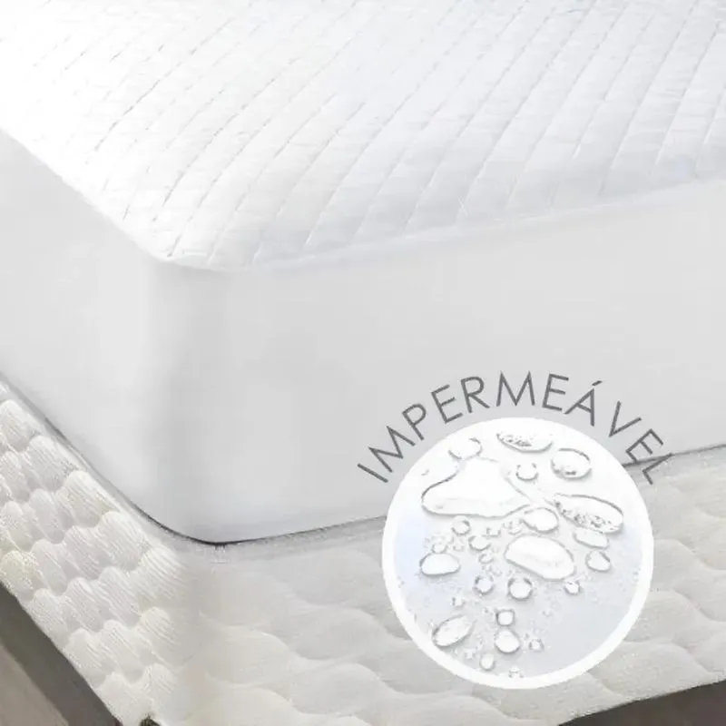 5x Protetor De Colchão Solteiro Impermeável Elástico Matelad