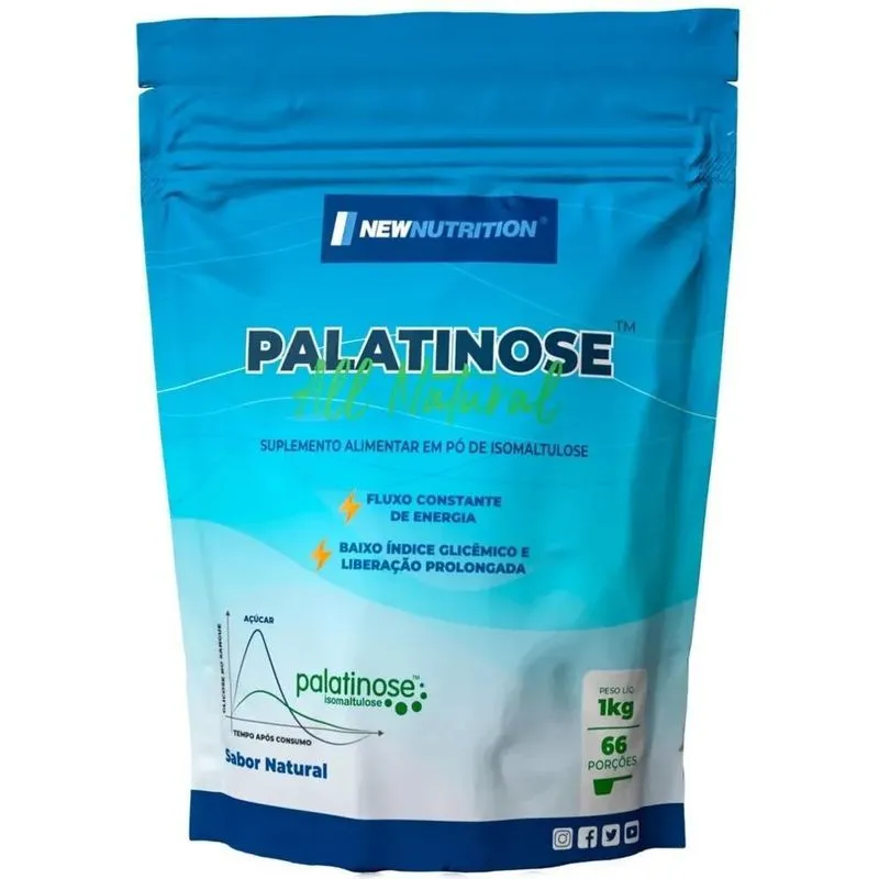 10x Isomaltulose Suplemento Em Pó Newnutrition Palatinose A