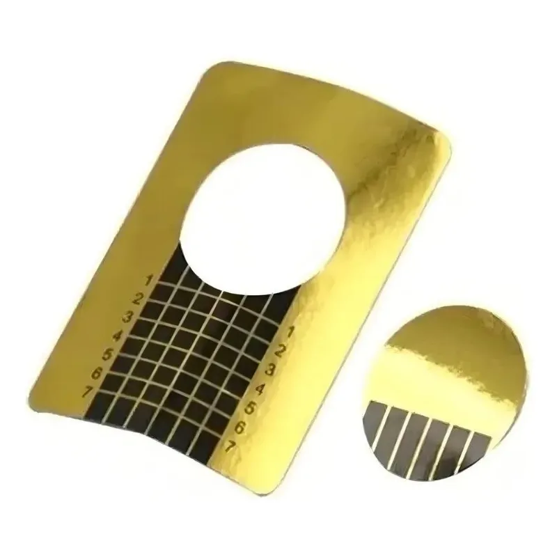 100 Moldes Adesivos Papel Unhas Gel Porcelana Prof