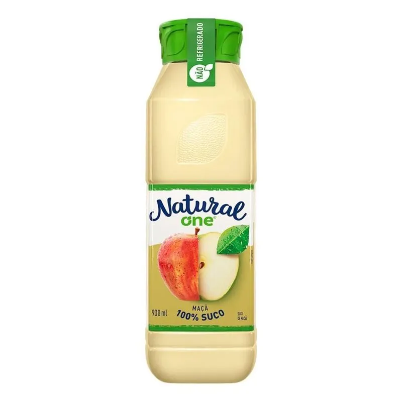 5x Suco De Maçã Ambiente 900ml Natural One