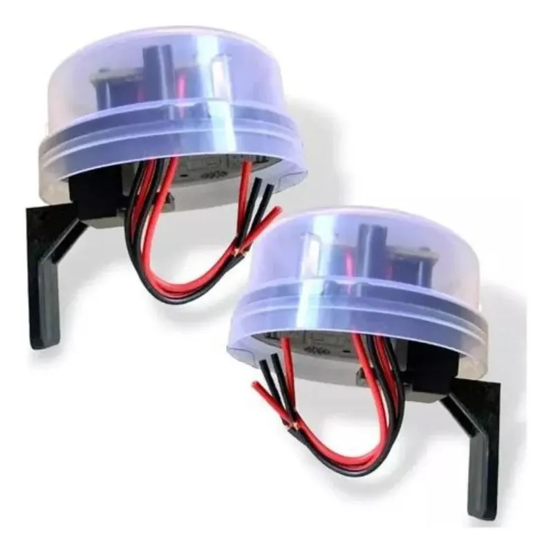 2x Kit 02 Rele Fotocelula Sensor Corujito Qr51 C/suporte