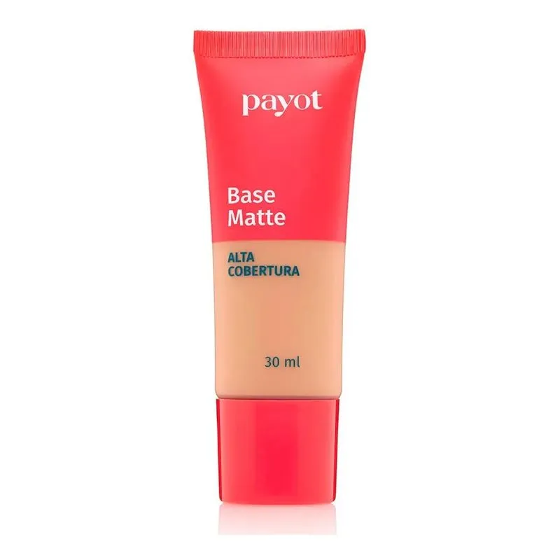 5x Base Líquida Payot Matte 30ml - Alta Cobertura, 12h Duraç