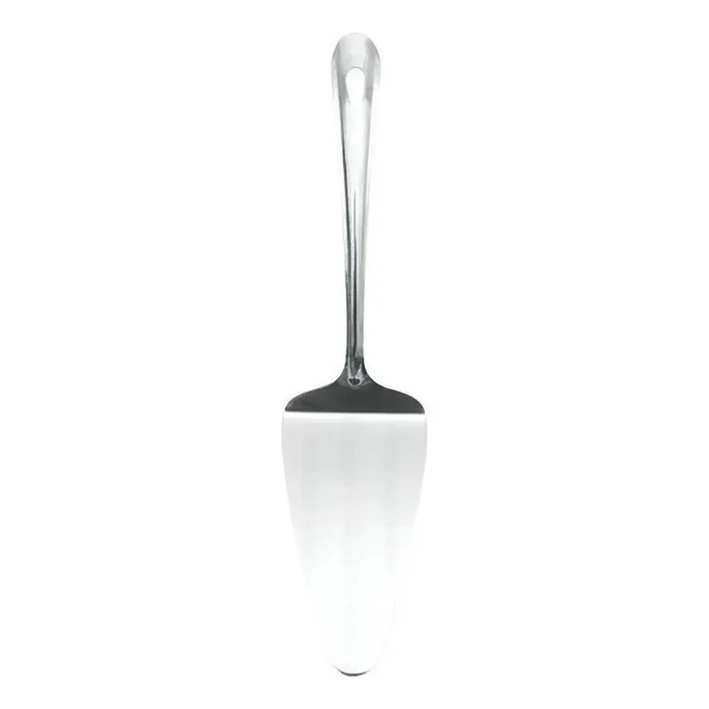 10x Espátula Pá Prata Aço Inox Para Servir Bolo 27cm Cor Pr