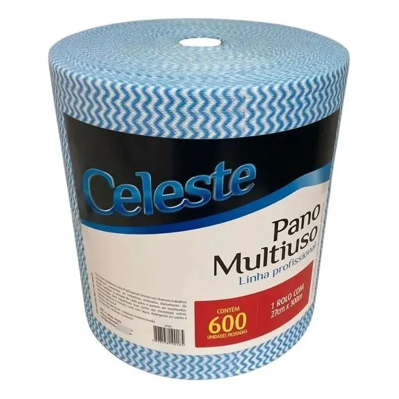 Perfex Clt-881 Pano Multiuso Celeste Picotado Resistente 600