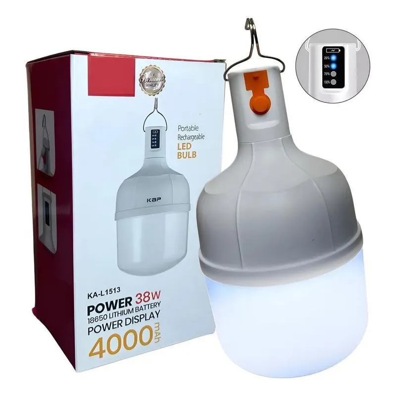 Lampião Lâmpada Luz Led Usb Recarregavel Barraca Acampamento