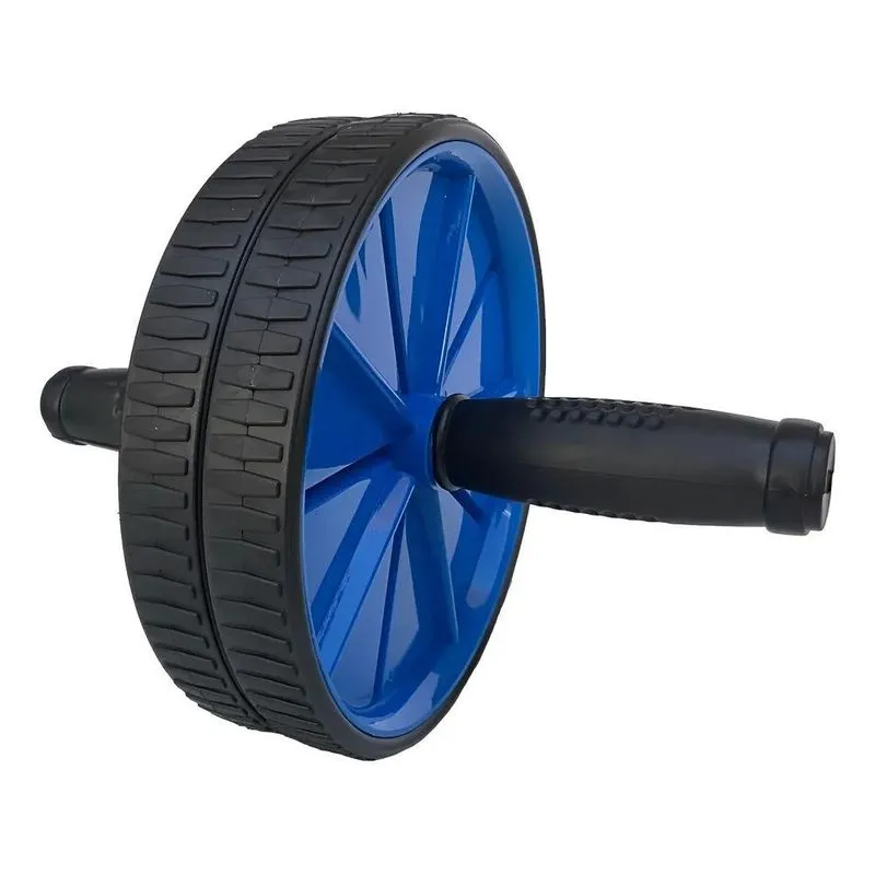 Roda Aparelho Abdominal Lombar Academia Exercíc Azul