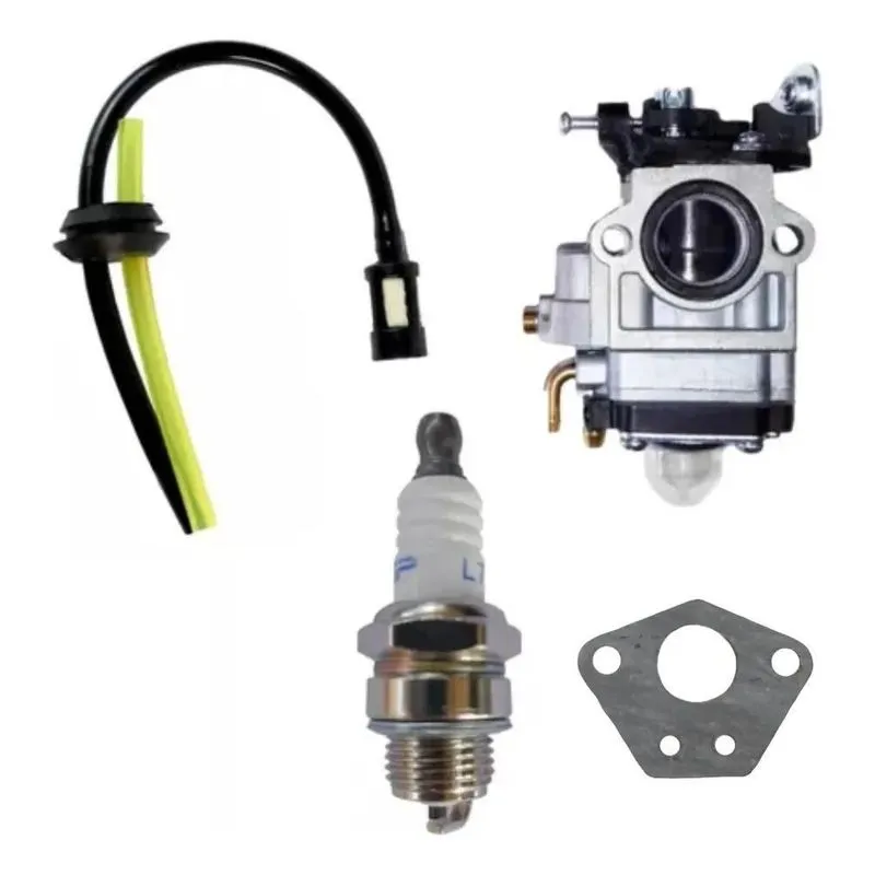 Carburador Roçadeira 43cc 52cc 63cc + Mangueira Junta Vela