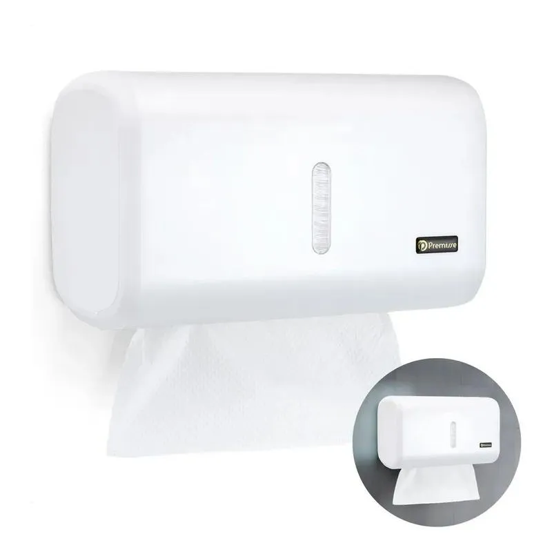 5x Dispenser De Papel Toalha Interfolha Compacto Prático Urb