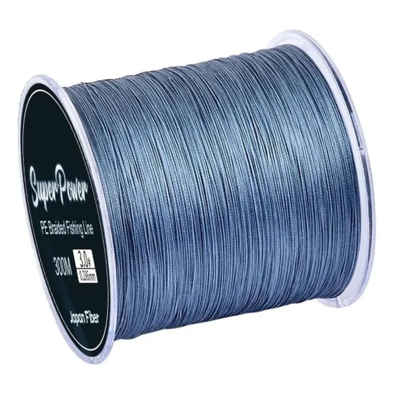 Linha De Pesca Multifilamento 300m Cinza 0,47mm / 80 Libras
