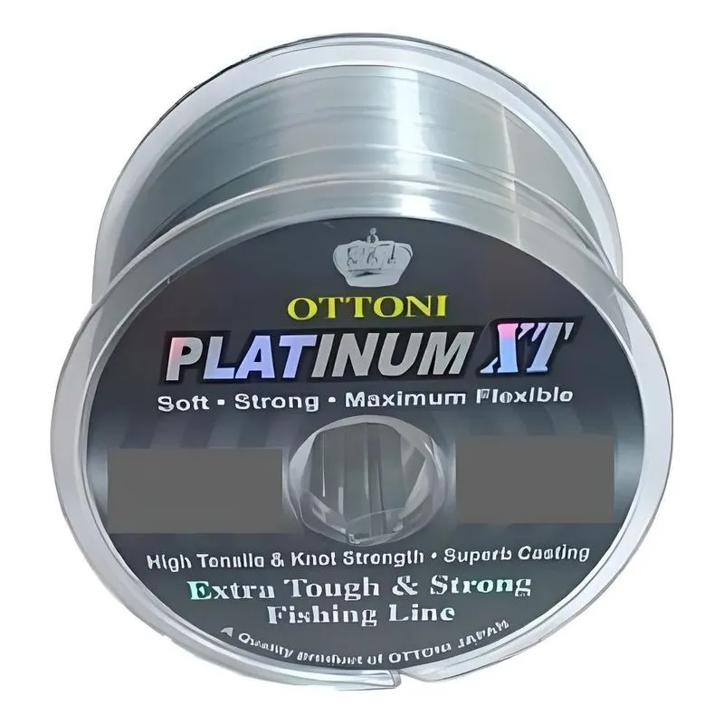 Linha Monofilamento Platinum Xt Cinza 0,50 Mm / 32 Kg / 150