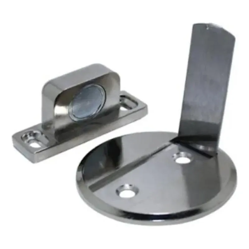 3x Trava Portaso Renna Magnetico Slim Aço Zamac Cromado