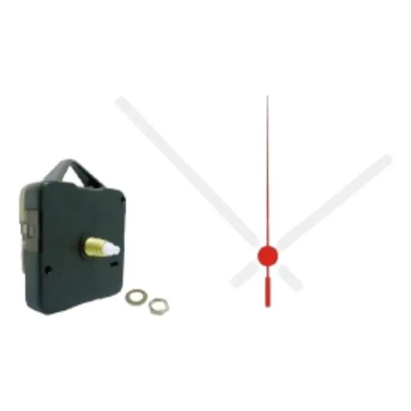 5x Máquina Relógio Parede Quartz Tic-tac Silêncio 13mm Ponte
