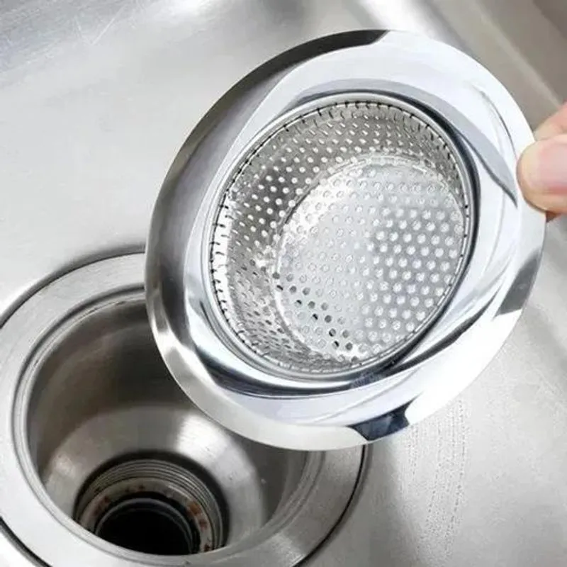 3x Ralo Ralinho Para Pia Em Inox Com Borda Cozinha Banheiro