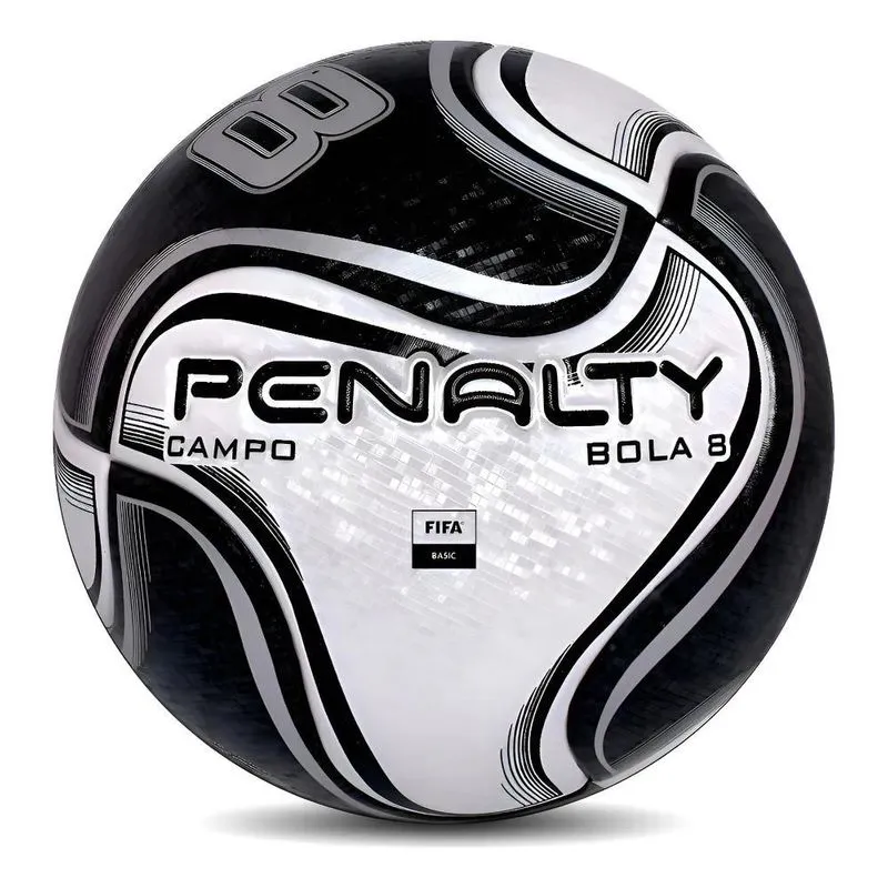 Bola Futebol De Campo Bola 8 Penalty Cor Preto