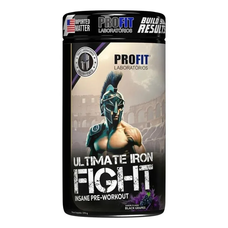 5x Suplemento Em Pó Ultimate Iron Fight 270g - Profit Labs S