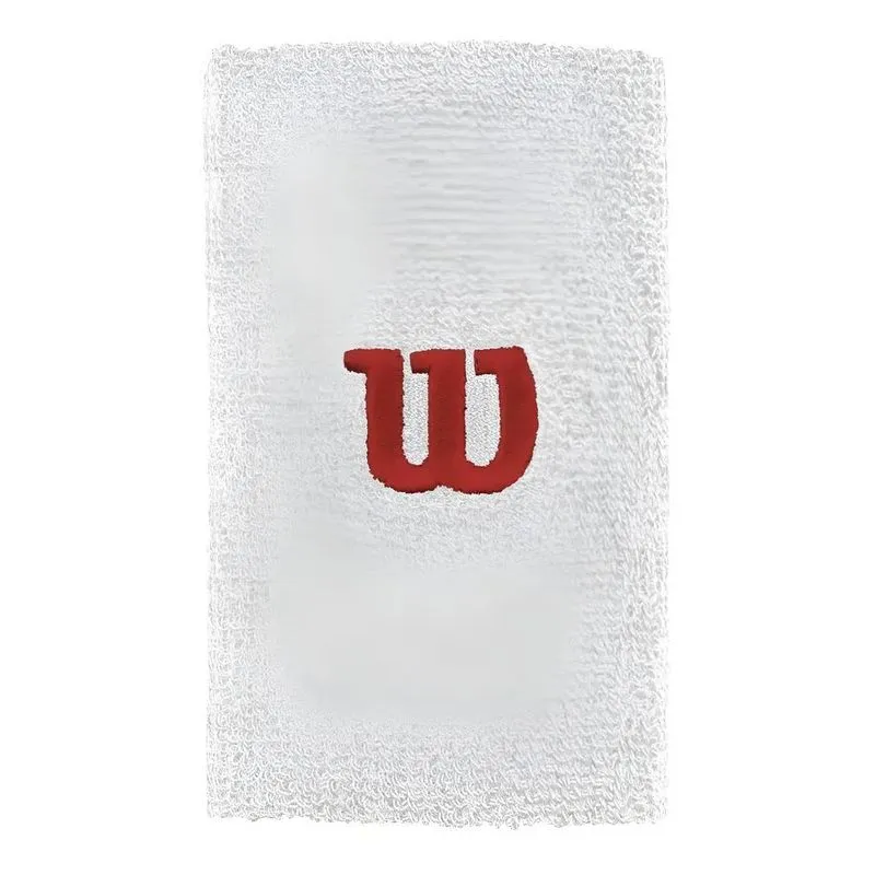 Munhequeira Wilson Par Wristband Longa Cor Branco
