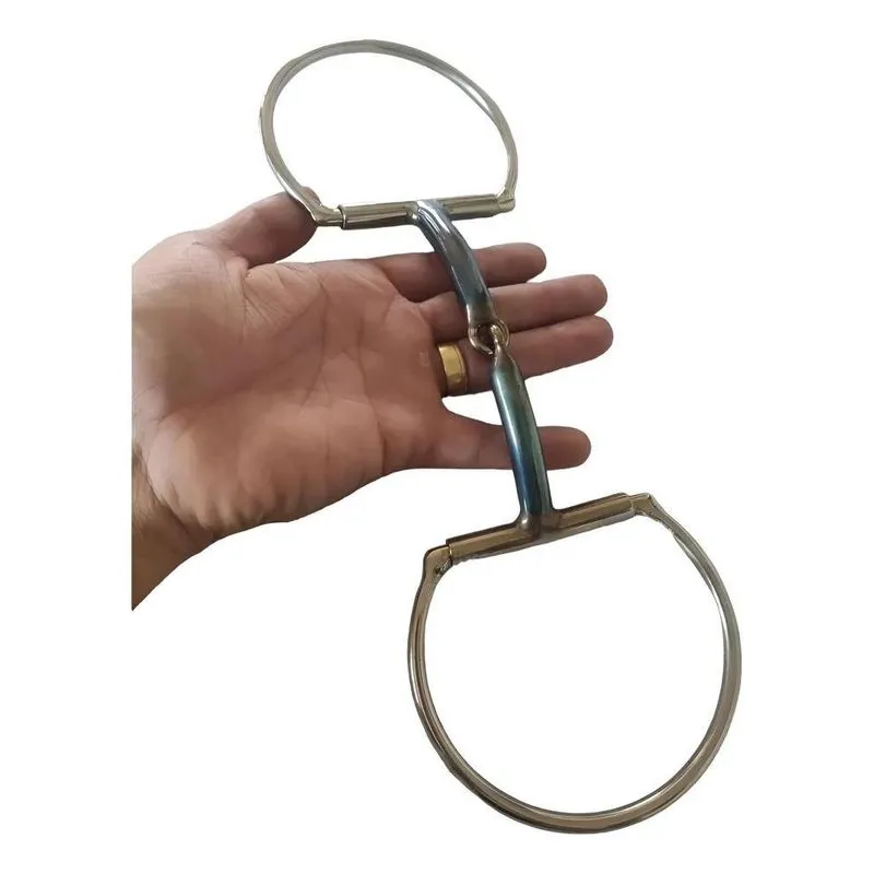 Bridão Argola D Grande Bocal Partido Inox Mont Bocal De Ferr